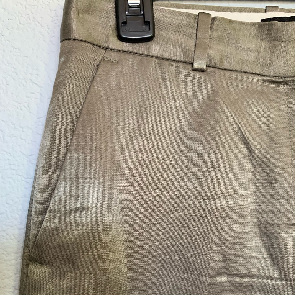 Zara Basic Metallic Slack Pants - image 3